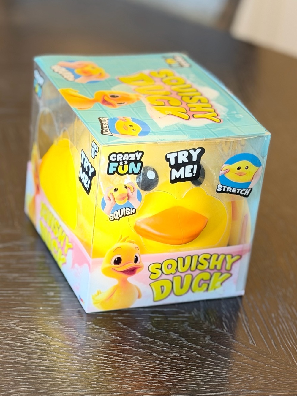 RMS Crazy Fun Squishy Duck Fidget Stress Toy - Yellow